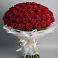 Букет 101 Красная роза Блэк Мэджик в Боброве