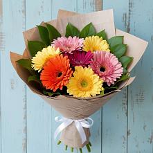 Букет цветов из:  Герберы #REPLACE_PRED# Боброве