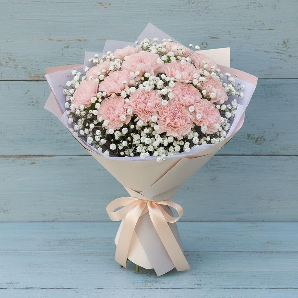 Букет цветов из: Гвоздики в Боброве