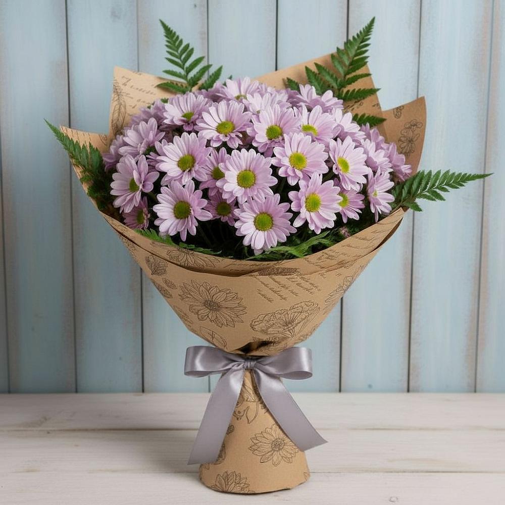 Букет цветов из: Хризантемы в Боброве