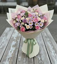 Букет цветов из:  Розы и Хризантемы #REPLACE_PRED# Боброве
