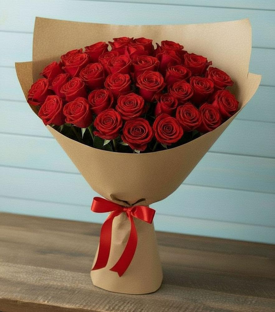 Букет Красные розы Милано в Боброве