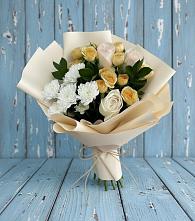 Букет цветов из:  Розы и Хризантемы #REPLACE_PRED# Боброве