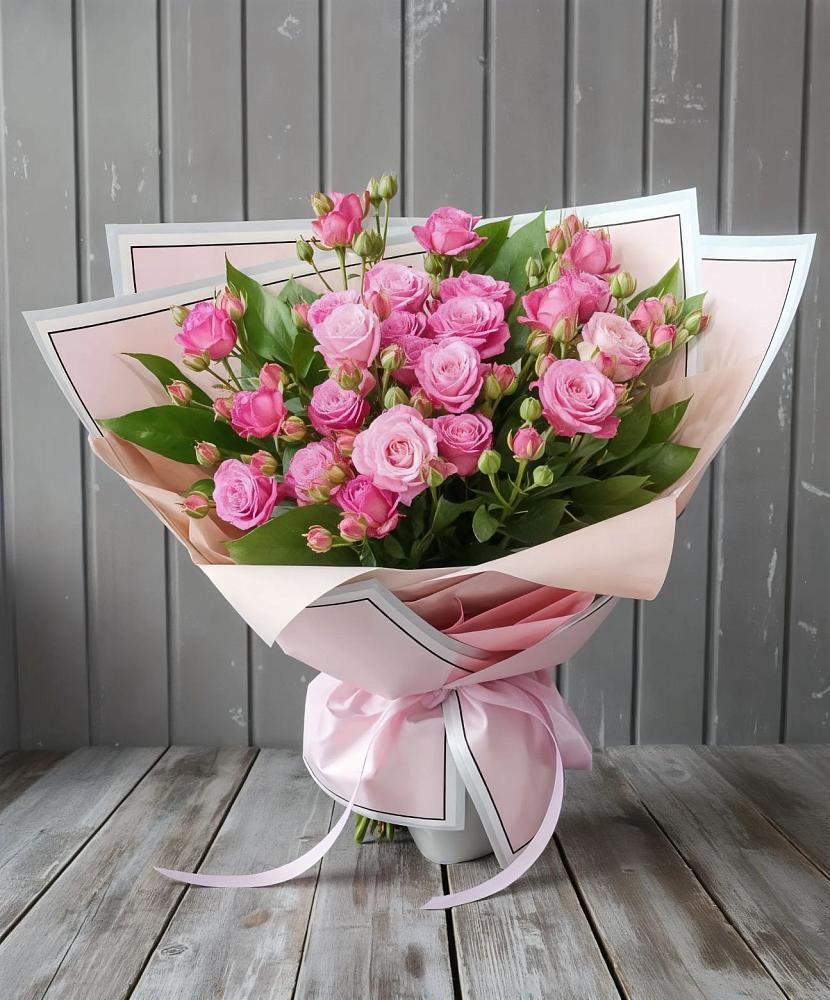 Букет Розовый кустик в Боброве