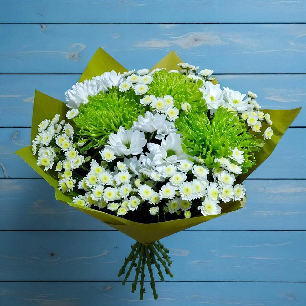 Букет цветов из: Хризантемы в Боброве