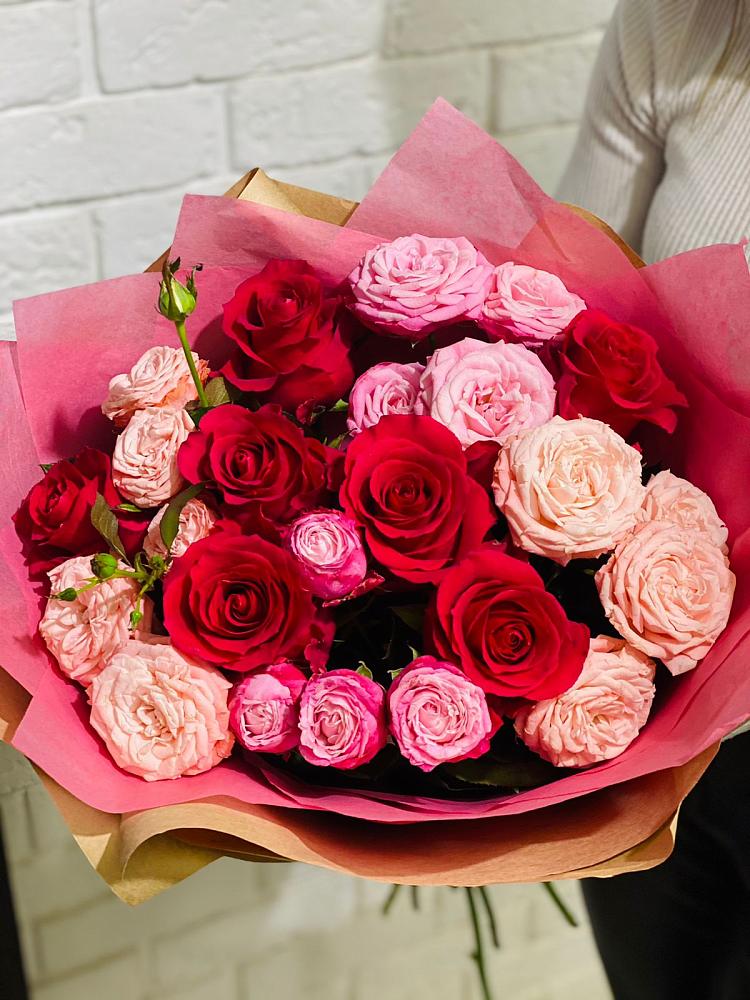 Букет цветов из: Розы в Боброве