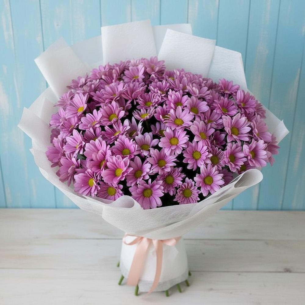 Букет цветов из: Хризантемы в Боброве