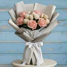 Букет цветов из:  Розы #REPLACE_PRED# Боброве