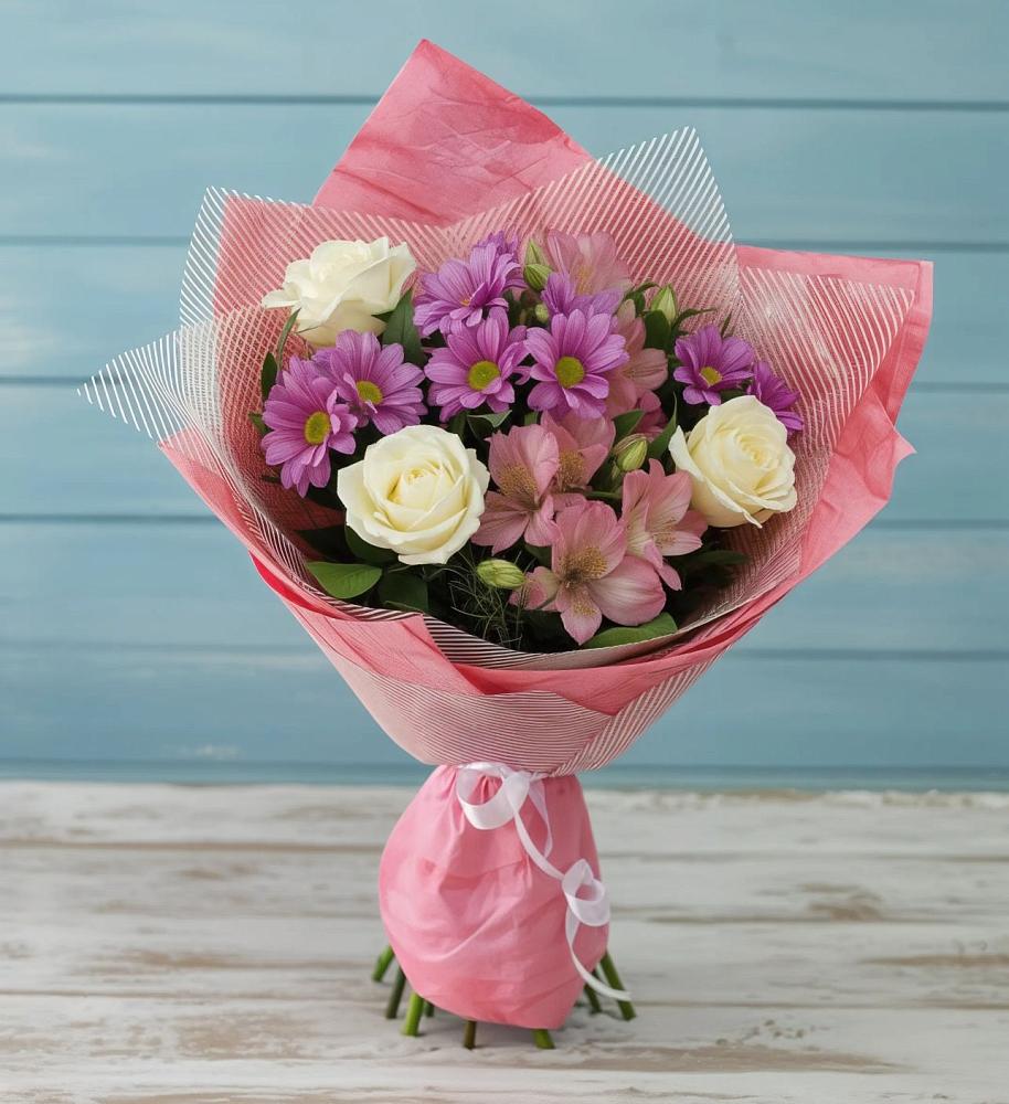 Букет цветов из: Герберы в Боброве