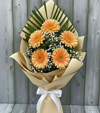 Букет цветов из:  Герберы #REPLACE_PRED# Боброве